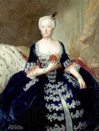 PESNE, Antoine Portrait of Elisabeth Christine von Braunschweig Bevern Spain oil painting art